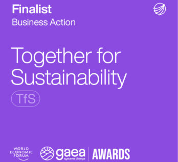 TfS shortlisted for GAEA award by the WEF in the category ‘Business Action’